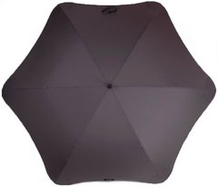 Протиштормова парасолька-тростина чоловіча механічна з великим куполом BLUNT (Блант) Bl-xl-charcoal Сіра
