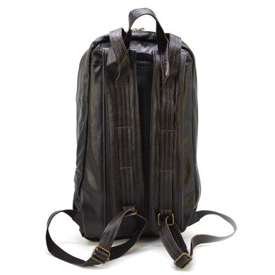 Чоловічий рюкзак із натуральної шкіри флотар FC-7340-3md TARWA Коричневий