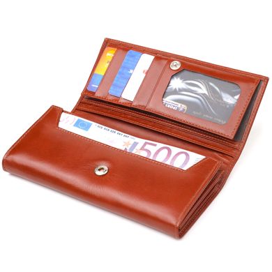 Женское портмоне с монетницей из натуральной кожи CANPELLINI 21532 Коричневое
