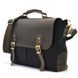 Мужская сумка-портфель из канваса и кожи TARWA RGc-3960-3md Черный