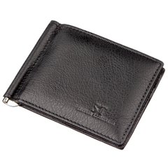 Чоловічий затискач для грошей на магніті ST Leather 18945 Чорний