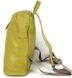 Женский кожаный рюкзак Borsacomoda 14 л желтый 841.015