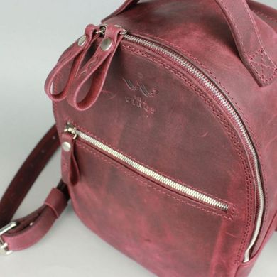 Натуральный кожаный рюкзак Groove S бордовый винтажный Blanknote TW-Groove-S-mars-crz