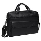 Мужская кожаная сумка Keizer K11688-black фото