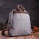Чудовий рюкзак чоловічий з текстилю Vintage 22240 Сірий