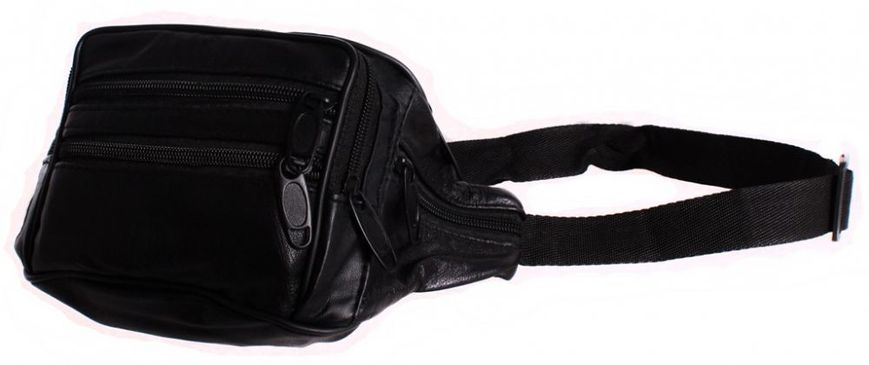 Прикольна чоловіча сумка зі шкіри Bags Collection 00615, Чорний