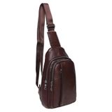 Чоловічий шкіряний рюкзак Keizer K12096-brown фото