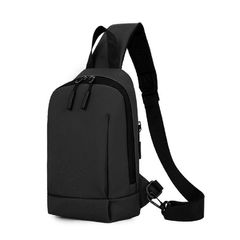 Текстильна чоловіча сумка через плече Confident ATN02-233A Чорний