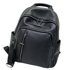 Женский кожаный удобный повседневный рюкзак Olivia Leather A25F-FL-89206A Черный