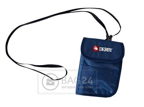 Компактна сумка через плече для документів DERBY 0200544,02, Синій