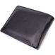 Чоловічий гаманець-затиск з натуральної шкіри ST Leather 22460 Чорний