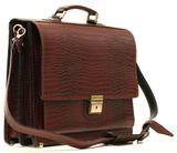 Стильный мужской портфель из натуральной кожи Manufatto фото