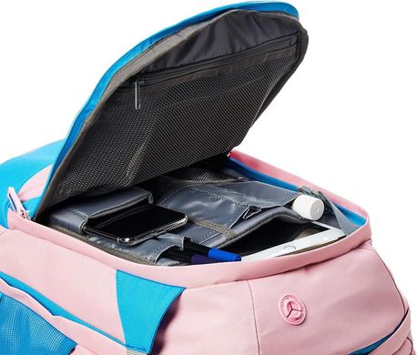 Ергономічний рюкзак із посиленою спинкою 25L Amazon Basics рожевий