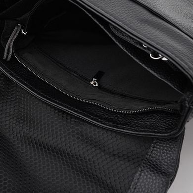 Мужская кожаная сумка Borsa Leather K13658bl-black