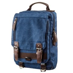 Сумка-рюкзак на одне плече Vintage 20139 Синя