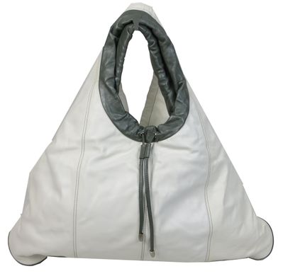 Оригинальная женская кожаная сумка Giorgio Ferretti белая