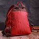 Стильний жіночий рюкзак з текстилю Vintage 22245 Бордовий