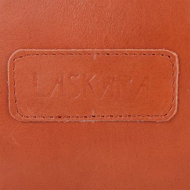Жіноча шкіряна сумка LASKARA (Ласкарєв) LK-DD210-cognac Помаранчевий
