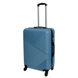 Пластиковый чемодан среднего размера Miami Beach 22" Vip Collection голубая Miami.22.Blue фото