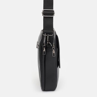 Мужская кожаная сумка Ricco Grande T1tr0044bl-black