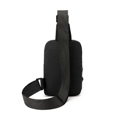 Мужская текстильная сумка слинг Confident ATN02-2041A Черный