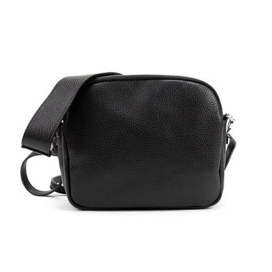 Зручна маленька шкіряна сумочка Firenze Italy F-IT-049A Чорний