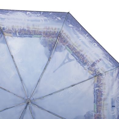 Зонт женский механический компактный облегченный MAGIC RAIN (МЭДЖИК РЕЙН) ZMR51224-6 Голубой