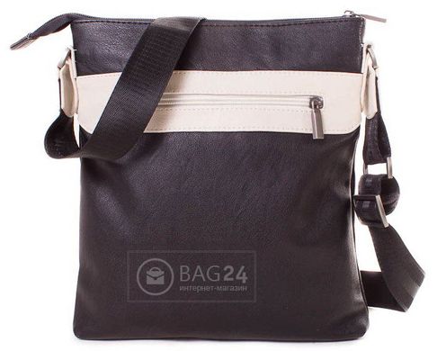 Отличная мужская сумка из кожзама MIS MISS34134-1, Черный