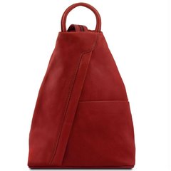 Кожаный рюкзак Tuscany Leather Shanghai TL140963 (Красный)