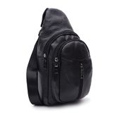 Мужской кожаный рюкзак Keizer K1085bl-black фото
