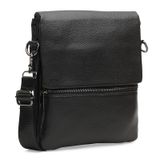 Мужская кожаная сумка Borsa Leather K12056-black фото