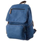 Компактный женский текстильный рюкзак Vintage 20197 Синий фото