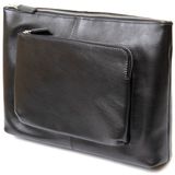 Кожаная мужская сумка для ноутбука GRANDE PELLE 11437 Черный фото