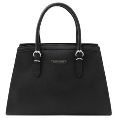 Італійська шкіряна сумочка для жінок TL142147 Tuscany (Чорний)