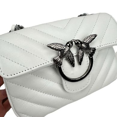 Женская маленькая сумочка на цепочке Firenze Italy F-IT-056W Белый