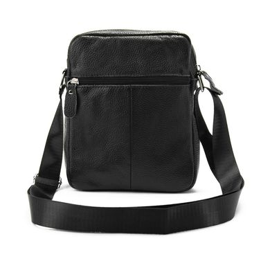 Кожаный мужской мессенджер Tiding Bag M56-2086A Черный