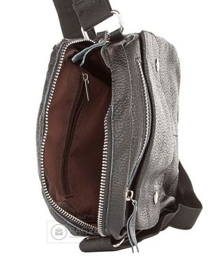Кожаная сумка для мужчин через плече Accessory Collection 15157, Черный