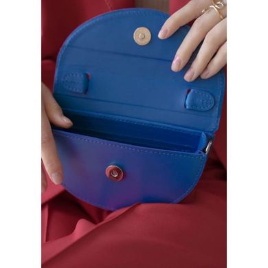 Женская кожаная мини-сумка Сhris micro ярко-синяя Blanknote TW-CHRIS-MI-blue