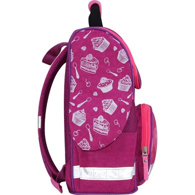 Рюкзак школьный каркасный с фонариками Bagland Успех 12 л. малиновый 593 (00551703) 80217039