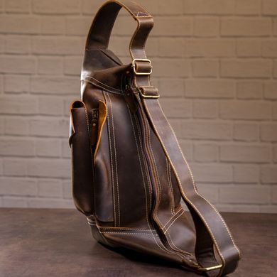 Чоловіча вінтажна сумка через плече Vintage 14782 Коричнева