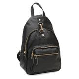 Женский кожаный рюкзак Borsa Leather K1162-black фото