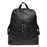 Женский кожаный рюкзак Keizer K1152-black фото