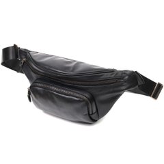Унікальна чоловіча сумка через плече із натуральної шкіри SHVIGEL sale_15012 Чорна