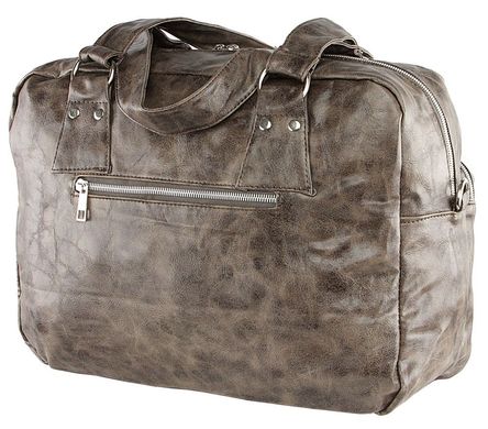 Современная спортивно-дорожная сумка серого цвета 15127, Серый