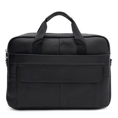Мужская кожаная сумка - портфель Keizer K17069bl-black