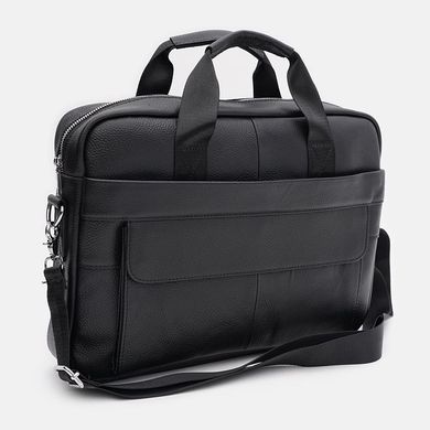 Чоловіча шкіряна сумка - портфель Keizer K17069bl-black