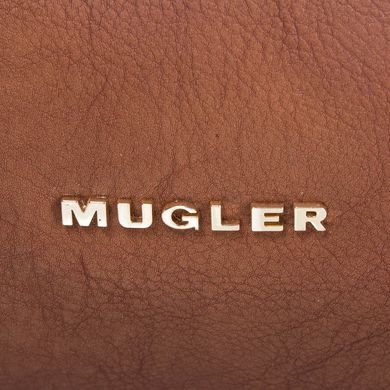 Сумка жіноча з якісного шкірозамінника MUGLER (Мюглер) FRH-FOLK4 Помаранчевий