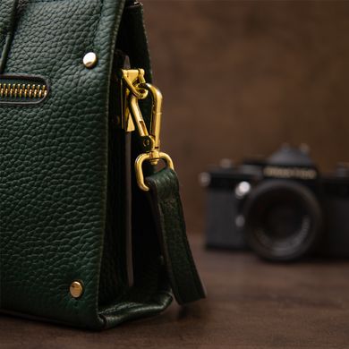 Женская компактная сумка из кожи sale_14961 Vintage Зеленая