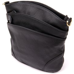 Жіноча компактна сумка зі шкіри 20415 Vintage Чорна