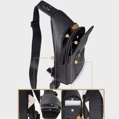 Классическая сумка-слинг Tiding Bag FL-A25F-5038A Черный